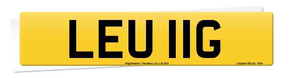 Registration number LEU 11G